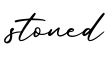 单词stoned书写