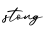 单词stong书写