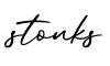 单词stonks书写