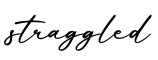 单词straggled书写