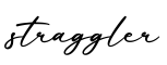 单词straggler书写