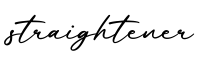 单词straightener书写