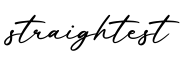 单词straightest书写