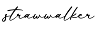 单词strawwalker书写