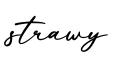 单词strawy书写