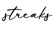 单词streaks书写