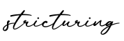 单词stricturing书写