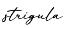 单词strigula书写