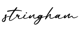 单词stringham书写