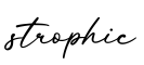 单词strophic书写