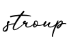 单词stroup书写