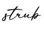 单词strub书写