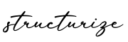 单词structurize书写