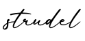 单词strudel书写