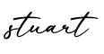 单词stuart书写