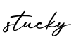 单词stucky书写
