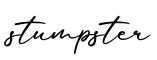 单词stumpster书写