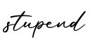 单词stupend书写