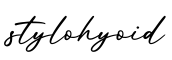 单词stylohyoid书写