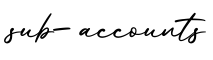 单词sub-accounts书写