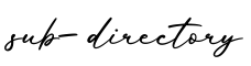 单词sub-directory书写