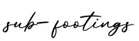 单词sub-footings书写