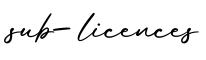 单词sub-licences书写