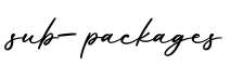 单词sub-packages书写