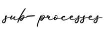 单词sub-processes书写