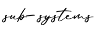 单词sub-systems书写