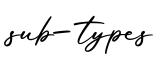 单词sub-types书写