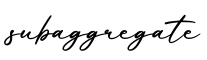 单词subaggregate书写