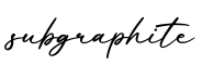单词subgraphite书写