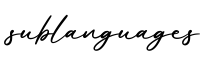 单词sublanguages书写