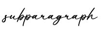 单词subparagraph书写