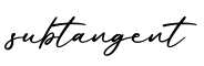 单词subtangent书写