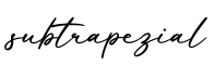 单词subtrapezial书写