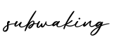 单词subwaking书写