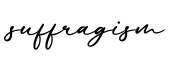 单词suffragism书写