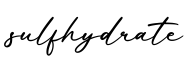 单词sulfhydrate书写