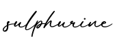 单词sulphurine书写