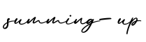 单词summing-up书写