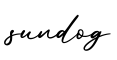 单词sundog书写