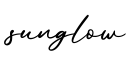 单词sunglow书写