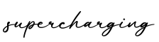 单词supercharging书写