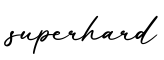 单词superhard书写