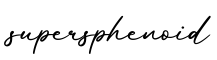 单词supersphenoid书写