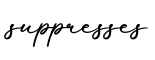 单词suppresses书写
