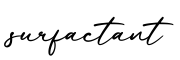 单词surfactant书写