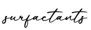 单词surfactants书写